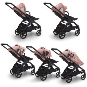 Capotina cu extensie plasa insecte Bugaboo Dragonfly morning pink imagine