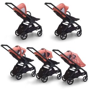 Capotina cu extensie plasa insecte Bugaboo Dragonfly sunrise red imagine