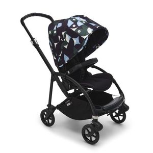 Capotina carucior Bugaboo Bee 6 Animal Explorer green light blue imagine