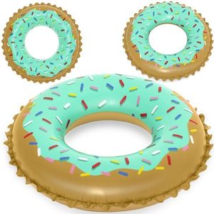 Colac gonflabil de inot 91 cm Green Donut imagine