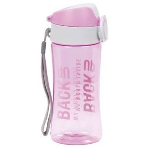 Sticla de apa pentru copii 400 ml plastic roz imagine