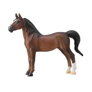 Figurina pictata manual Armasar American Saddlebred Castaniu 88954 imagine