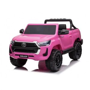 Masinuta electrica pentru fetite, Toyota Hilux 4x4 180W 12V 14Ah PREMIUM, culoare Barbie Pink imagine