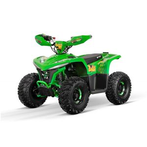 ATV electric Nitro Eco Balu 1600Wp 48V 20Ah cu roti 7 inch si diferential, verde imagine