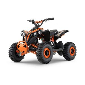 ATV electric NITRO Eco Avenger XXL 1200W 48V cu 3 viteza 6 inch Snowy tyres, portocaliu imagine