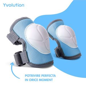 Set 6 protectii sport Yvolution 3-5 ani blue imagine