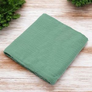 Paturica moale bebe New Baby cu multiple intrebuintari 60x60 cm din bumbac Green imagine