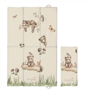 Saltea pliabila impermeabila de calatorie 40x60 cm Happy bear imagine