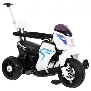 Motocicleta 3 in 1 electrica 78x39x59 cm alb imagine