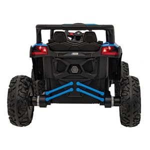 Atv electric cu telecomanda 4 x 4 Buggy Defend 106x75x59 cm albastru imagine