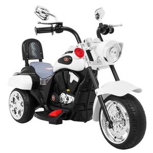 Motocicleta electrica Chopper NightBike TR1501 92x34x63 cm alb imagine