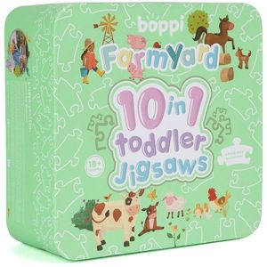 Puzzle progresiv Toddler 10 In 1, Boppi, Ferma imagine