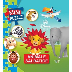 Disney Bebe, Mini puzzle, Animale salbatice imagine