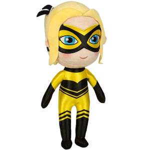 Jucarie de plus si material textil, Play by Play, Queen Bee, Miraculous, 30 cm imagine