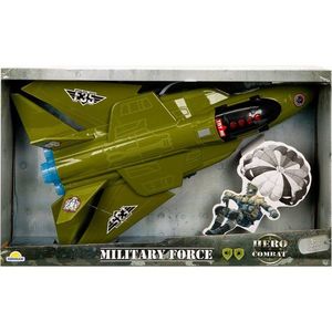 Avion F35 cu lumini si sunete, Hero Combat, 50 cm imagine