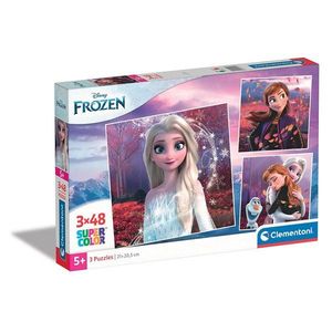 Puzzle Clementoni, Frozen, 3 x 48 piese imagine