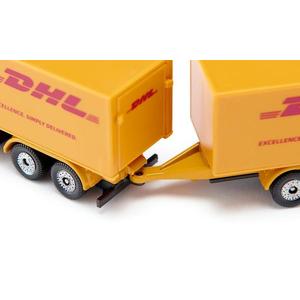 Jucarie - Truck with Trailer DHL | Siku imagine