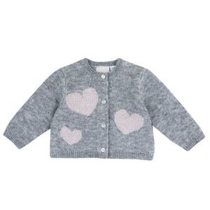 Cardigan copii Chicco tricotat, gri, 07772-67MFCO imagine