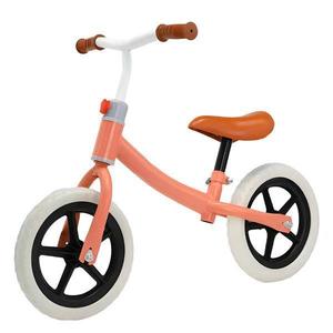 Bicicleta fara Pedale Teno®, inaltime reglabila, manere anti-alunecare, sa confortabila waterproof, roti de 12 inch, cauciuc rezistent, 2-5 ani, portocaliu imagine