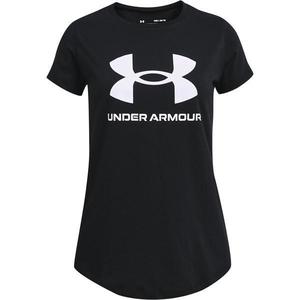 Tricou copii Under Armour Sportstyle Logo Ss 1361182-001, 138, Negru imagine