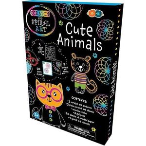 Set Creatie Scratch and Spiral - Cute animals imagine