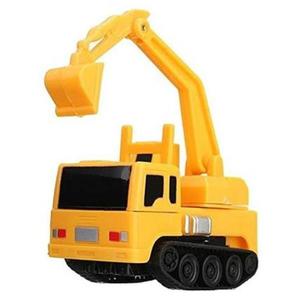 Masinuta excavator cu pista magic track pentru copii, cu pix magic imagine