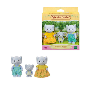 Set 3 figurine - Sylvanian Families - Familia elefanteilor | Epoch imagine