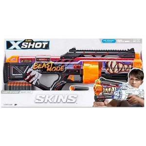 Blaster cu 16 sageti, X-Shot, Excel Skins Last Stand, Beast Out, 36518J imagine