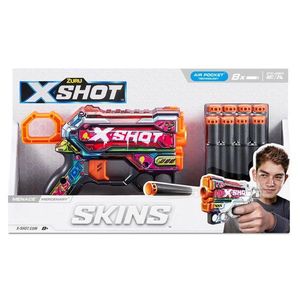 Blaster cu 8 sageti, X-Shot, Excel Skins Menace, Mercenary, 36515P imagine