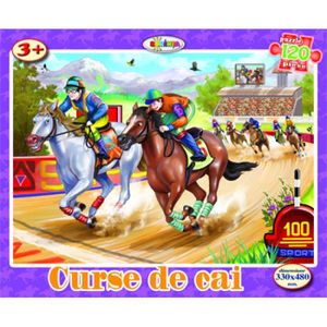 Puzzle 120 de piese - Curse de cai | Dorinta imagine