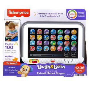 Tableta educativa cu muzica si lumini, Fisher Price, Laugh And Learn, HXB71 imagine