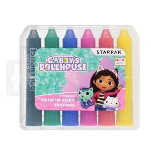 Creioane colorate cerate, Starpak, Gabbys Dollhouse, 6 buc imagine