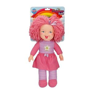 Papusa Rainbow Dolls, Dollz n More, cu par roz deschis, 45 cm imagine