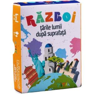 Razboi. Tarile lumii dupa suprafata. Joc de carti imagine