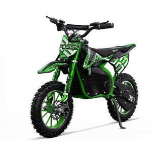 Motocicleta electrica NITRO Eco Fossa 1000W 36V cu limitator viteza, culoare verde imagine