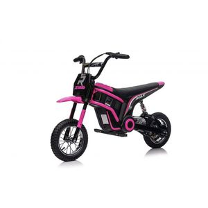 Motocicleta electrica pentru copii, Kinderauto Enduro, 5-10 ani, 350W, 24V, roz imagine