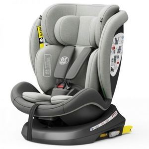 Scaun Auto Tweety Plus DELUXE BUF BOOF iSIZE DuoGrey cu Isofix rotativ 360 grade 40-150 cm imagine