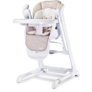 Scaun de masa cu leagan electric Caretero INDIGO 2 in 1 Beige imagine