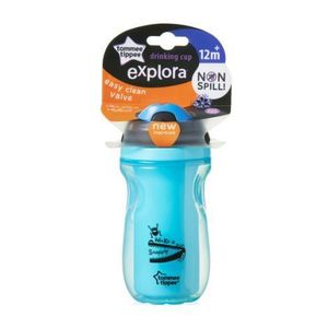 Cana Sipper Izoterma Explora, Tommee Tippee, 260ml, Albastru imagine