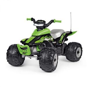 ATV Peg Perego Corral T-Rex, 330W, 12V, 3 ani +, Verde Negru imagine