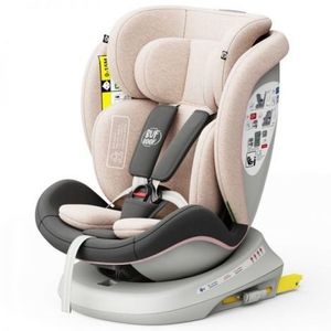 Scaun auto Tweety Plus iSize Buf Boof LightPink cu isofix Rotativ 360 grade Pozitie Somn Top Tether 0-36 kg 40-150 cm imagine