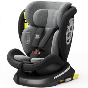 Scaun Auto Tweety Plus DELUXE BUF BOOF iSIZE Black cu Isofix rotativ 360 grade 40-150 cm imagine