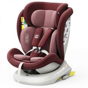 Scaun Auto Tweety Plus DELUXE BUF BOOF iSIZE Red cu Isofix rotativ 360 grade 40-150 cm imagine