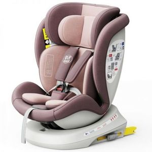 Scaun Auto Tweety Plus DELUXE BUF BOOF iSIZE LightPurple cu Isofix rotativ 360 grade 40-150 cm imagine