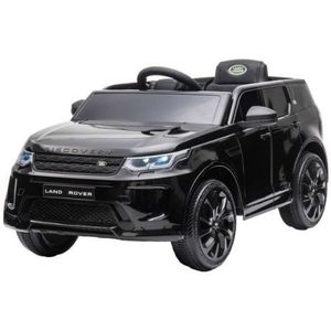 Masinuta electrica Chipolino SUV Land Rover Discovery cu scaun din piele si roti EVA black imagine