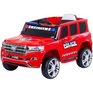 Masinuta electrica Chipolino SUV Police Patrol cu scaun din piele red imagine