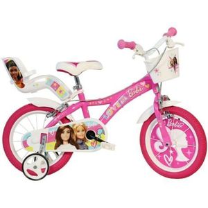 Bicicleta copii 3-5 ani, 14 inch, Barbie, Dino Bikes DB614G02BA imagine