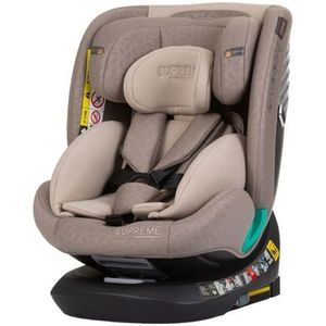 Scaun auto Chipolino Supreme I-Size 40-150 cm cu sistem Isofix macadamia imagine