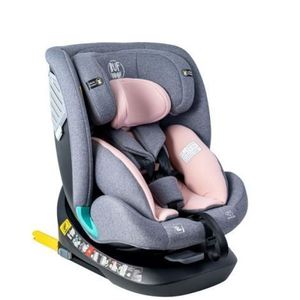 Scaun Auto Saphir DELUXE BUF BOOF iSIZE Pink cu Isofix pozitie somn 165 grade rotativ 360 grade 40-150 cm imagine