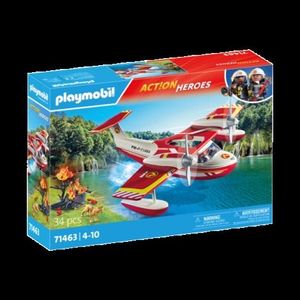 Playmobil-AVION ANTINCENDIU CU FUNCTIE DE STINGERE imagine